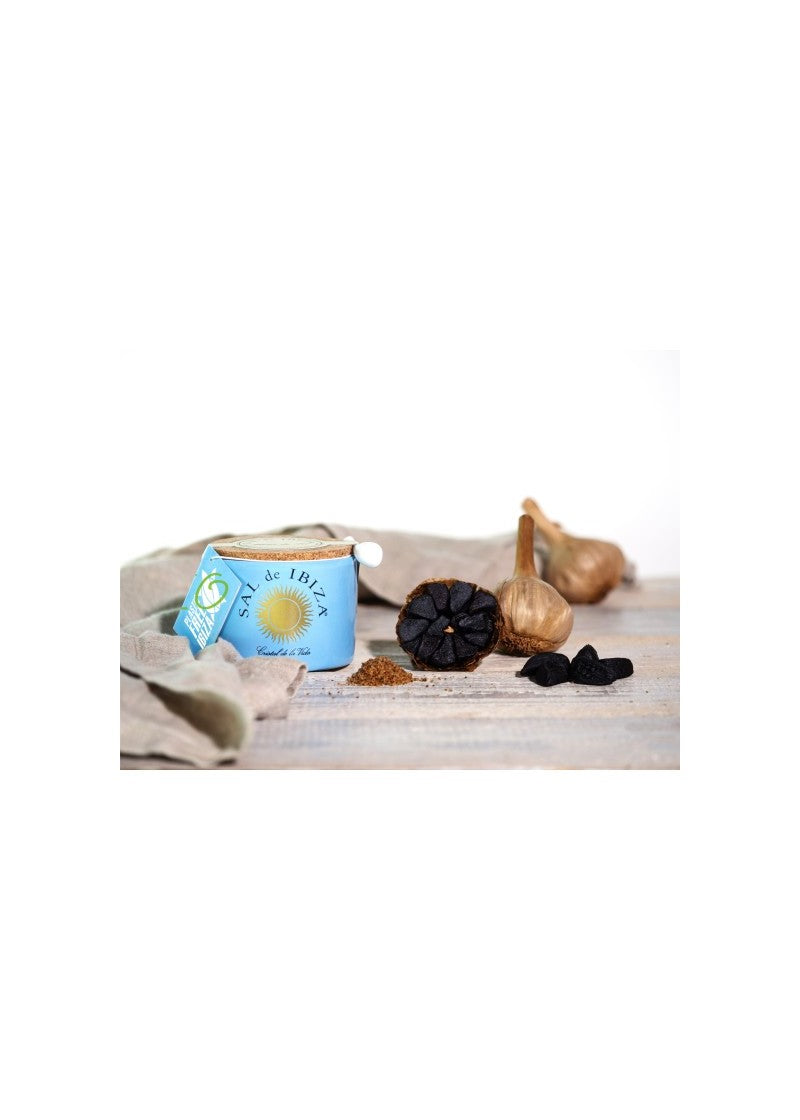 Fleur de Sel with Black Garlic - ORGANIC | Sal de Ibiza