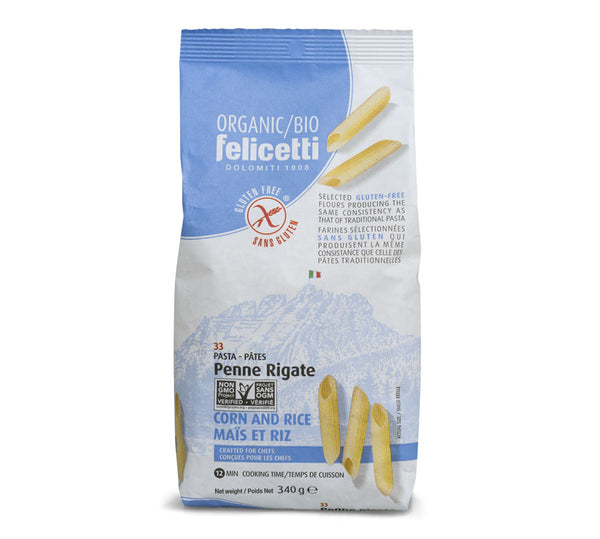 Gluten Free Organic Penne Rigate | Felicetti