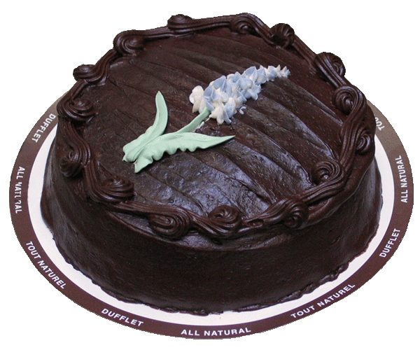Chocolate Fudge Hyacinth Cake | Dufflet Pastries
