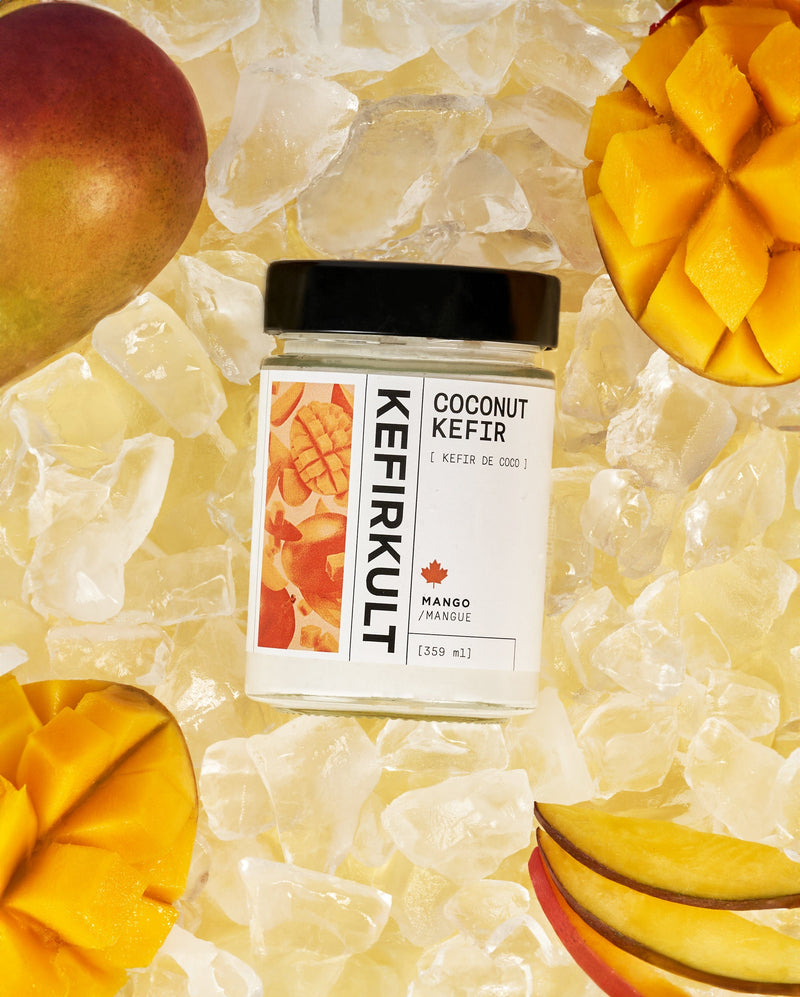 Probiotic Coconut Kefir Yogurt - Mango (359ml) | Kefirkult