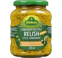 Fine Mustard & Gherkin Relish | Kuhne