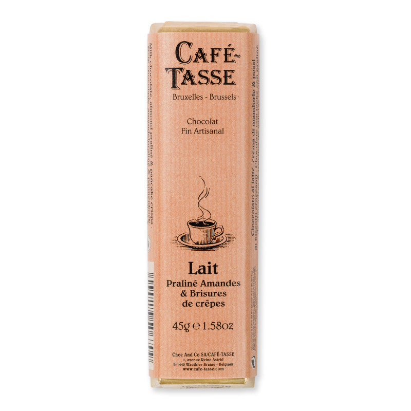Authentic Belgian Chocolate Bar | Cafe Tasse