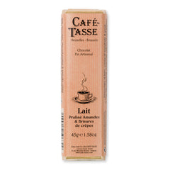 Authentic Belgian Chocolate Bar | Cafe Tasse