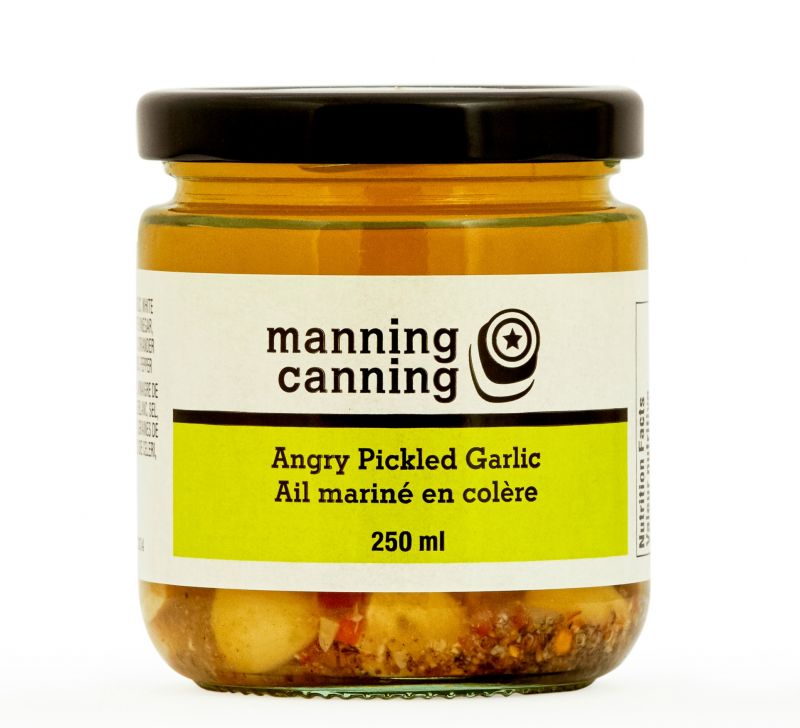 Angry Pickled Garlic | Manning Canning