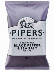 Karnataka Black Pepper & Sea Salt Crisps | Pipers Crisps