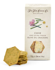 Chive & Extra Virgin Olive Oil Crackers | The Fine Cheese Co.