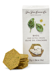Basil & Extra Virgin Olive Oil Crackers | The Fine Cheese Co.