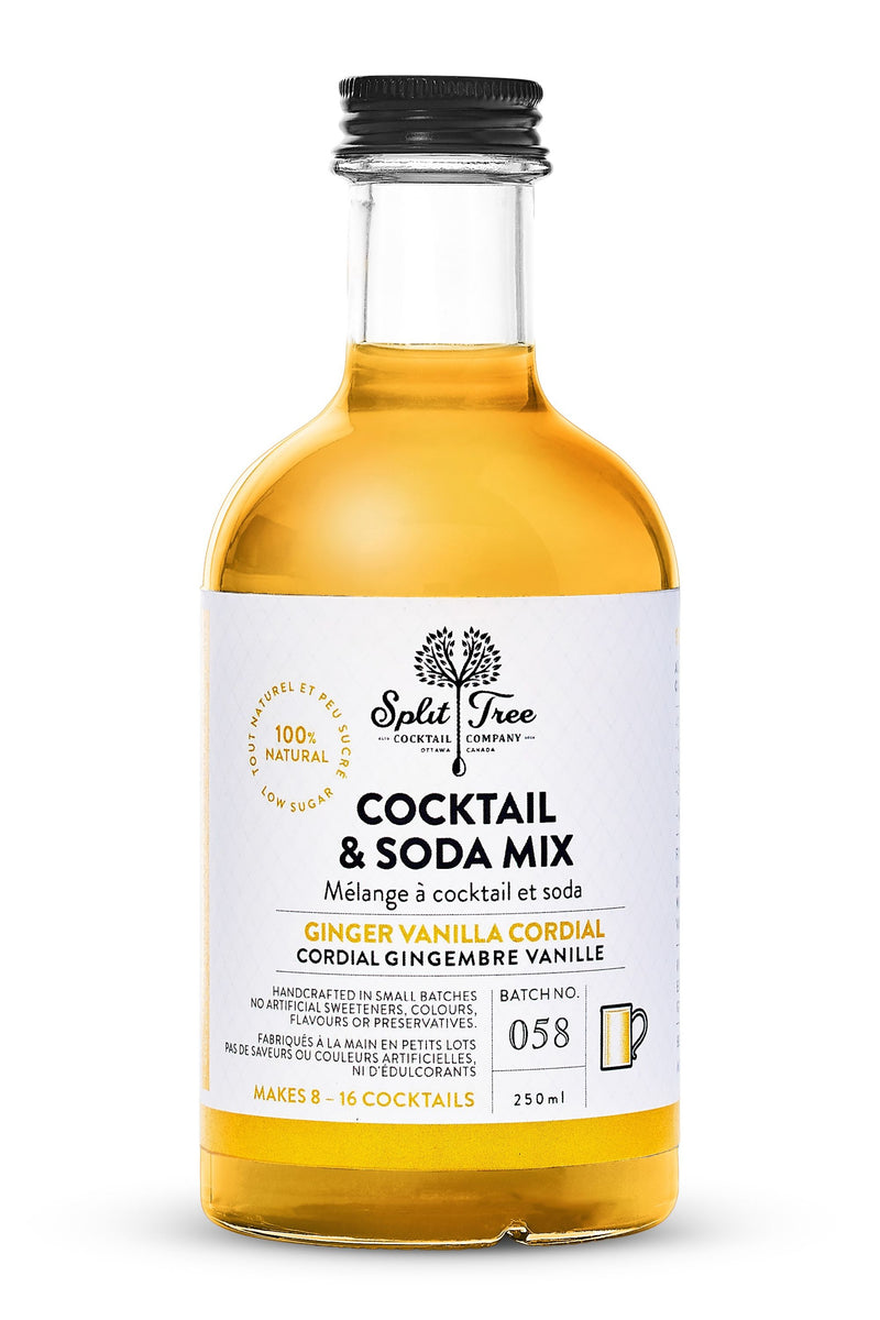 Ginger Vanilla Cordial | Split Tree Cocktail Co.