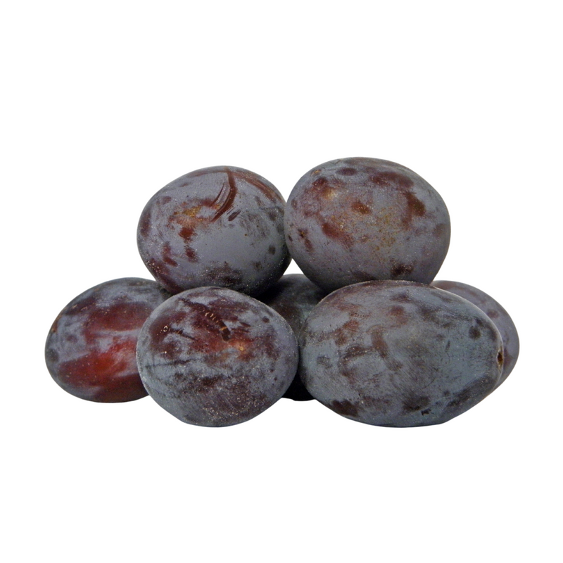 Basket Red Sweet Plums
