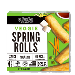 Veggie Spring Rolls | Lucky Foods