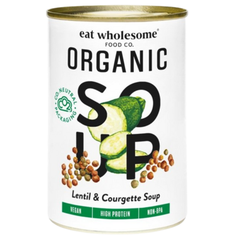 Organic Lentil & Zucchini Soup | Eat Wholesome