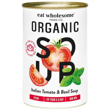 Organic Italian Tomato & Basil Soup | Eat Wholesome