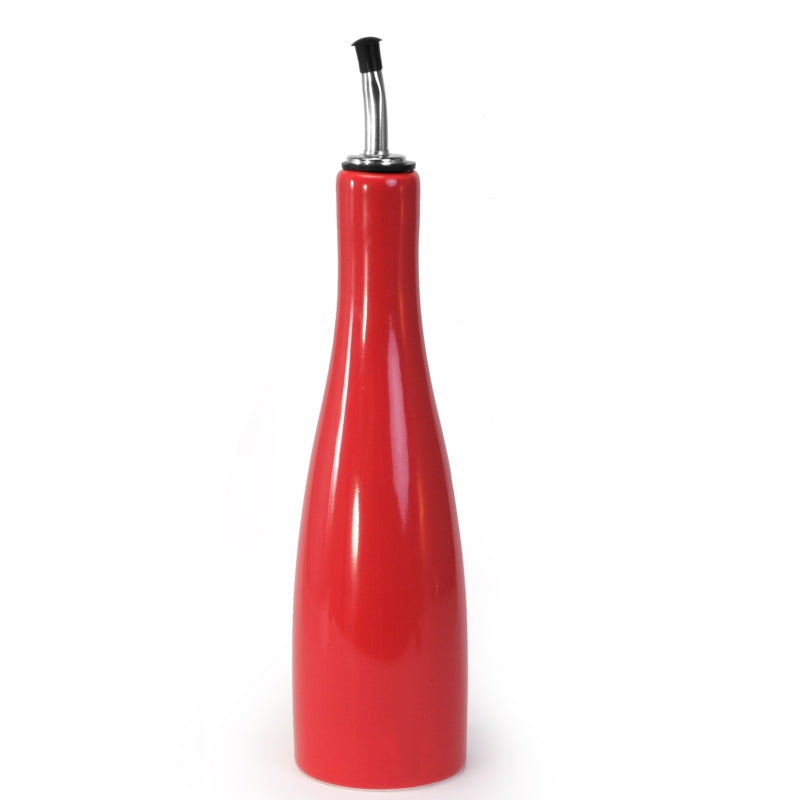Red Oil Bottle with Spout | BIA
