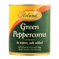 Green Peppercorns in Water, salt added | Roland