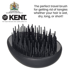Pebble Detangling Brush in Black | Kent
