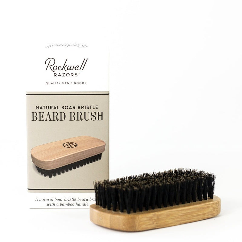 Natural Boar Bristle Beard Brush | Rockwell Razors