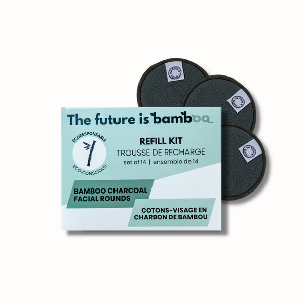 Bamboo Charcoal Facial Rounds REFILL KIT | The Future is Bamboo