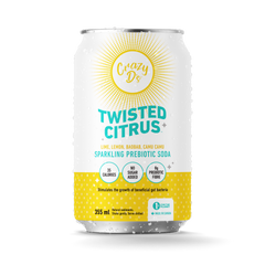 Twisted Citrus Prebiotic Soda | Crazy D's