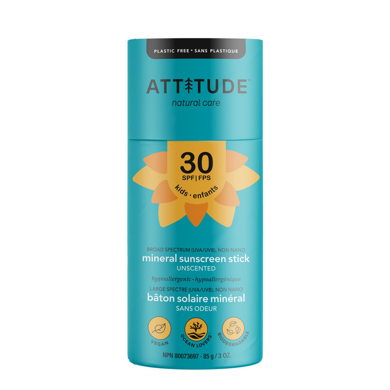 Baby & Kids Mineral Sunscreen Stick SPF 30 | Attitude