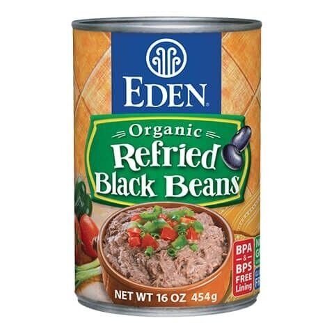Organic Refried Black Beans | Eden Foods