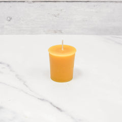 Natural Beeswax Votive Candle | Honey Candles
