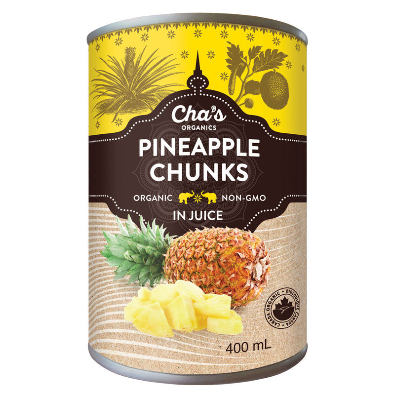 Pineapple Chunks in Juice | Cha’s Organics