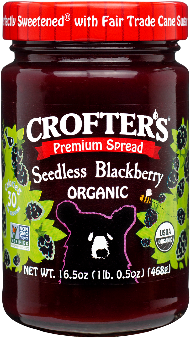 Seedless Blackberry Premium Spread | Crofter’s Organic
