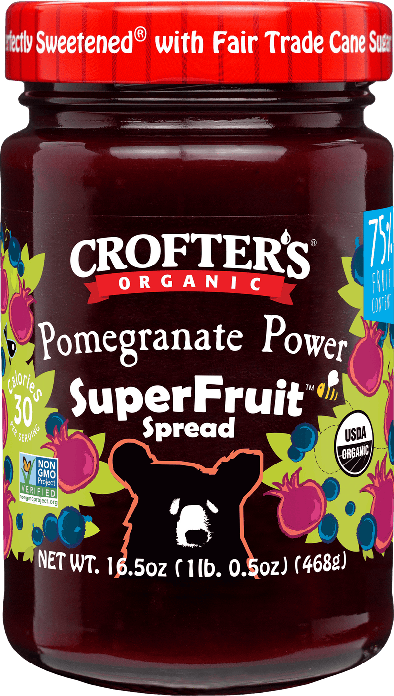 Pomegranate Power Premium Superfruit Spread | Crofter’s Organic