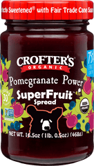 Pomegranate Power Premium Superfruit Spread | Crofter’s Organic