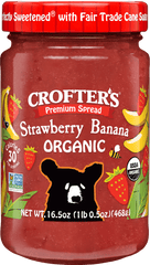Strawberry Banana Premium Spread | Crofter’s Organic