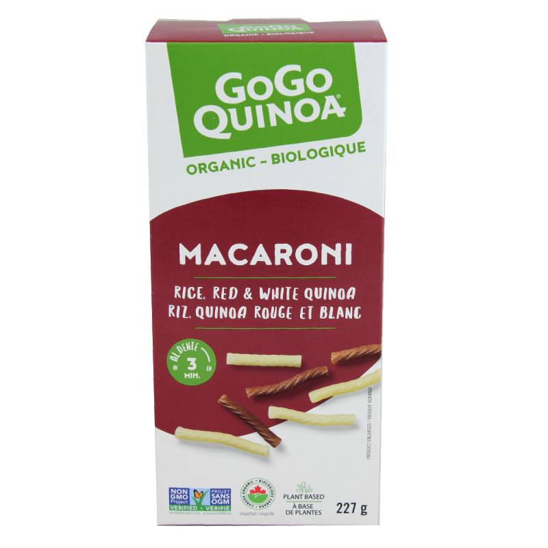 Rice, Red & White Quinoa Macaroni | GoGo Quinoa
