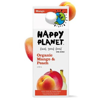 Organic Mango & Peach Juice | Happy Planet