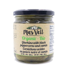 Gherkins with Black Peppercorns & Cumin | Mas Vell