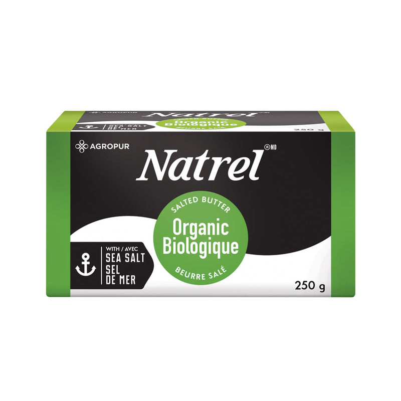 Organic Salted Butter 250g | Natrel