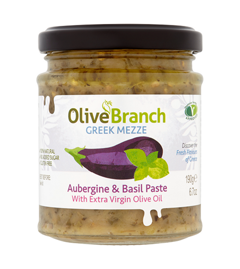 Aubergine & Basil Paste | Olive Branch