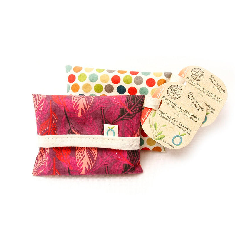 2-Pack Handkerchiefs & Pouch | Oko Creations