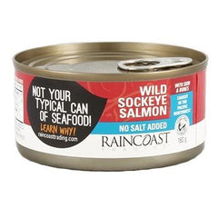 Wild Sockeye Salmon No Salt Added | Raincoast Trading