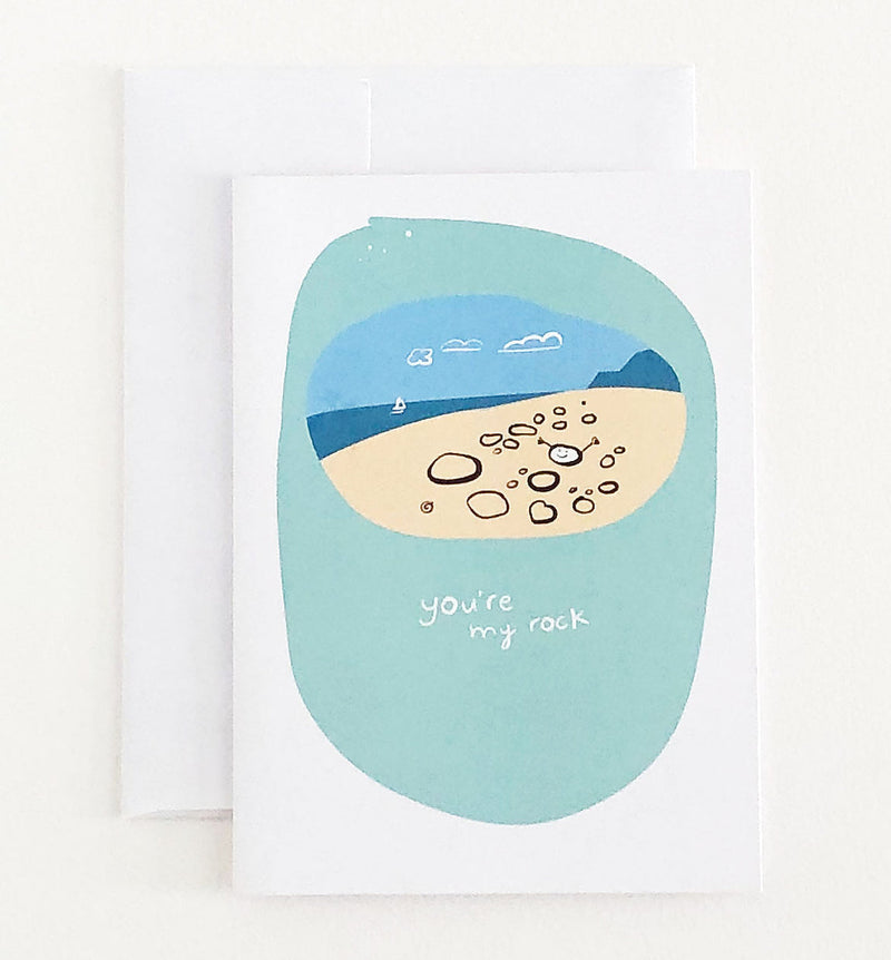 You’re My Rock Greeting Card | Wendy Tancock
