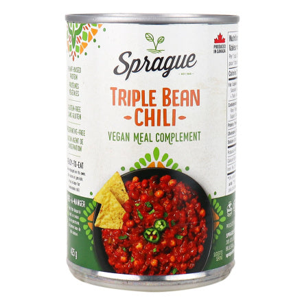 Triple Bean Chili Vegan Meal Complement | Sprague