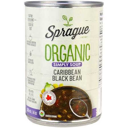 Organic Caribbean Black Bean Soup | Sprague