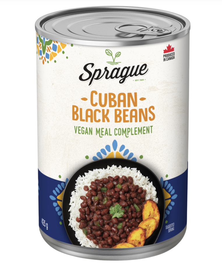 Cuban Black Beans Vegan Meal Complement | Sprague