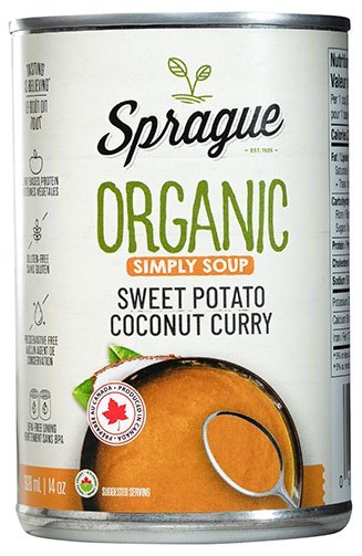 Organic Coconut Curry Sweet Potato Soup | Sprague