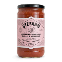 Sausage & Mushroom Tomato Sauce | Stefano
