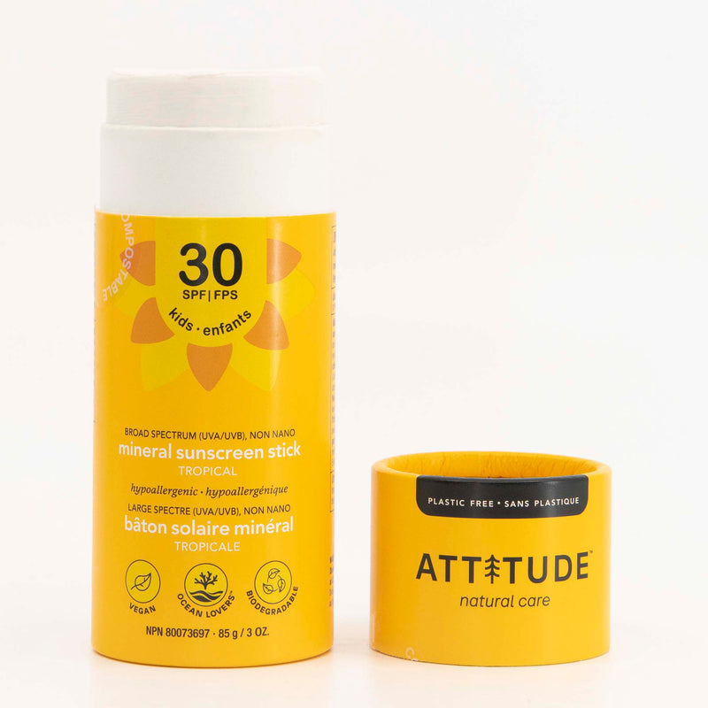 Baby & Kids Tropical Mineral Sunscreen Stick SPF 30 | Attitude