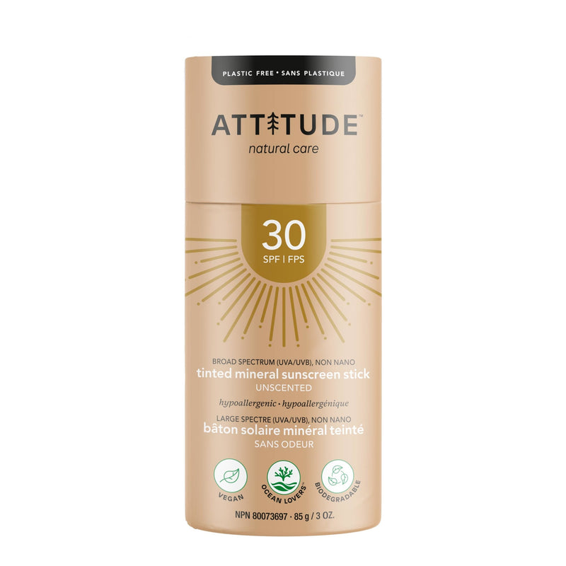 Tinted Mineral Sunscreen Stick SPF 30 | Attitude