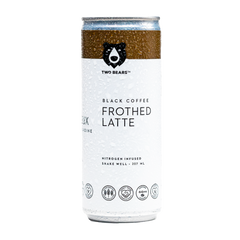Frothed Black Coffee Latte | Two Bears
